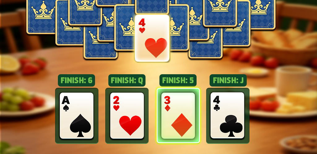 FourPath Solitaire game scene